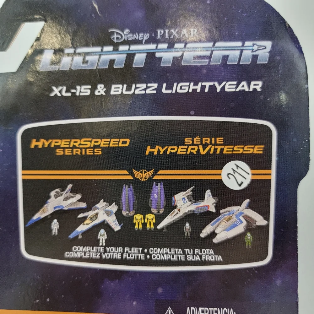 Disney Pixar Lightyear Buzz Lightyear Figurin XL-15 Hyperspeed Series Mattel New
